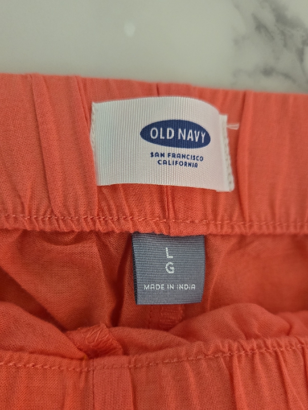 Old Navy Coral Eyelet Boxer Shorts Sleepwear Lounge PJ Bright Casual Large - Picture 5 of 6